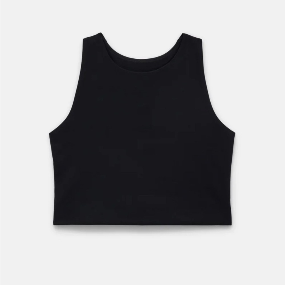 Girlfriend Collective dylan Black tank bra